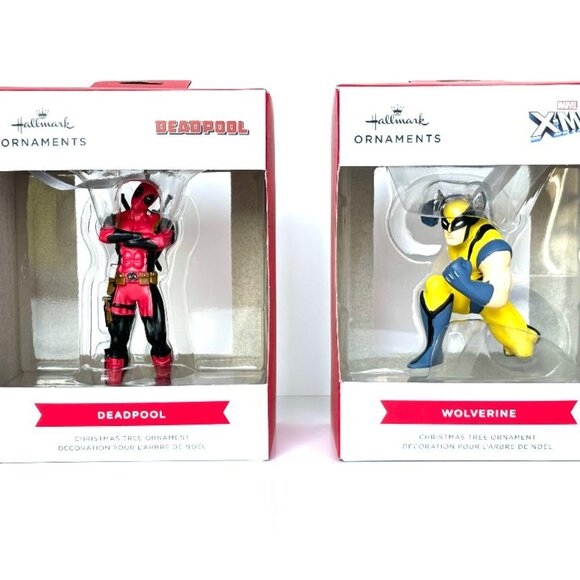 Deadpool and Wolverine Christmas Ornaments. Brand New. Never Opened - Picture 2 of 4